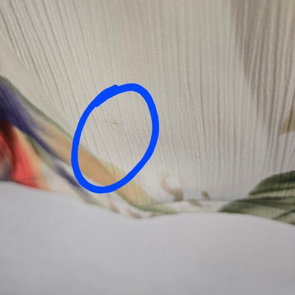 Alfred Dunner Bird Of Paridise Grannycore Tropical Hawaiian  Retro Button Top 12 - Picture 9 of 15